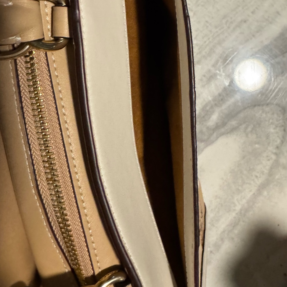 NWOT Coach Patchwork Animal Print Top Handle Bag – Beige/Tan - Picture 11 of 17
